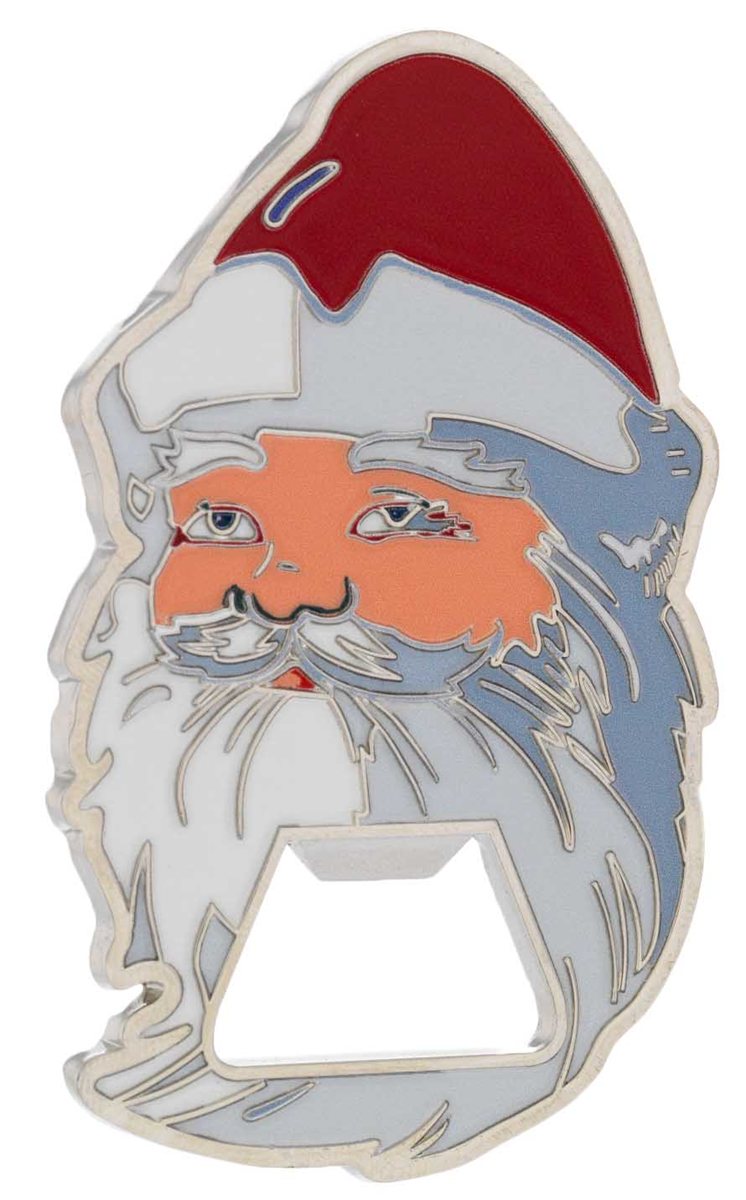 Apribottiglia babbo natale rosso